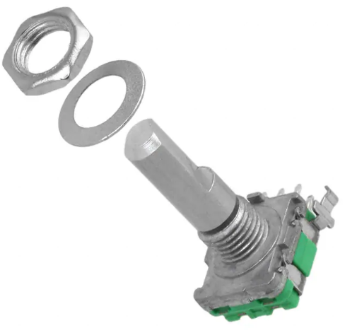 A rotary encoder (is not a pot)
