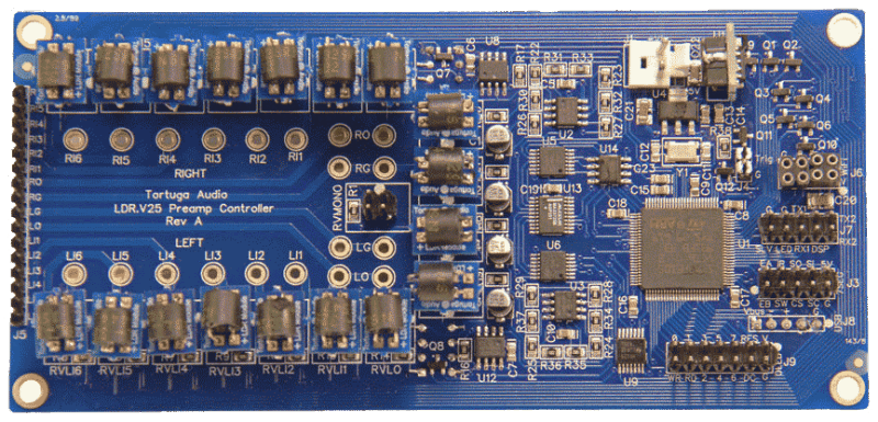 LDRV25 Preamp Controller board