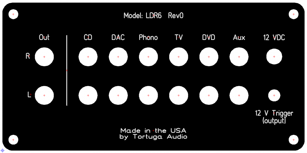 LDR6 rear panel